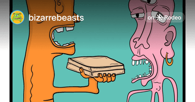 BizarreBeasts Comic: BTC Pizza Day 🍕 on Rodeo